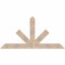Ekena Millwork Saratoga Smooth Timber Gable Bracket, Douglas Fir, 72"W x 36"H x 3 1/2"D x 5 1/2"F, 12/12 Pitch GBW072X36X0406SAR00SDF - alternate 1